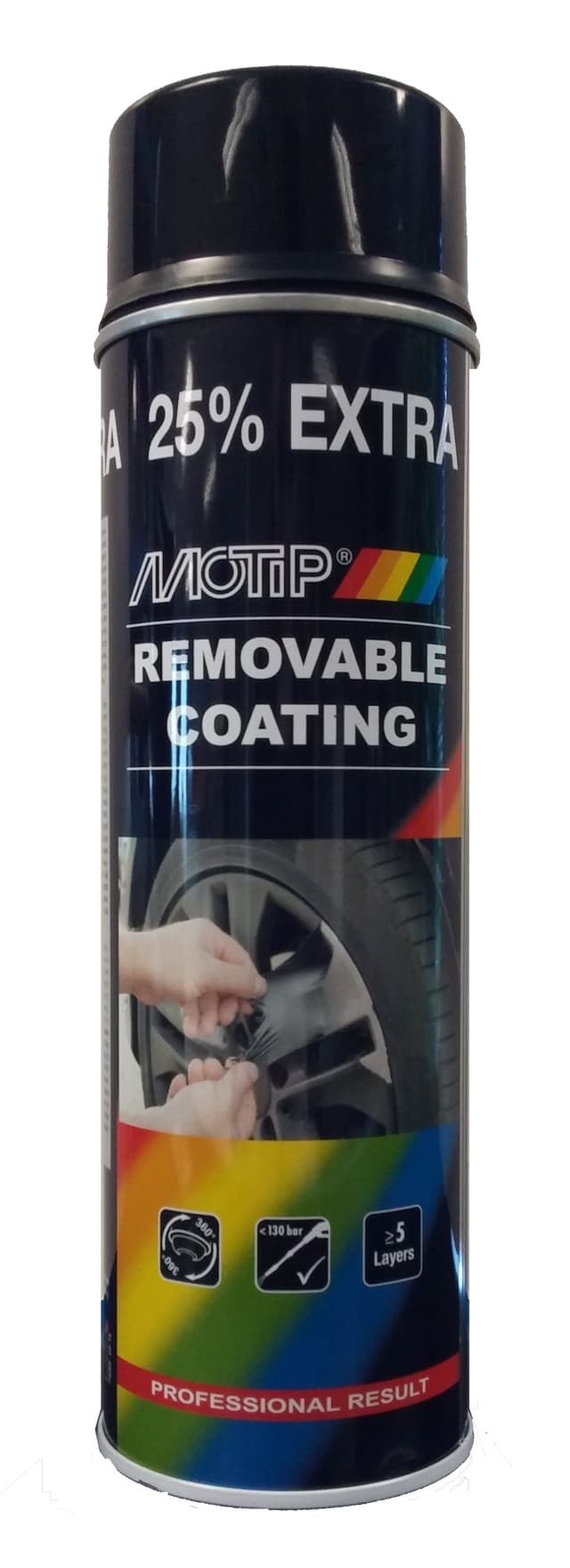 MOTIP MOTIP REMOVABLE COATING ZWART 500ML (1ST)