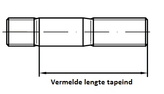 TAPEIND DIN939 8.8 M8X30 (10ST)