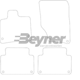 MATTENSET VELOURS (DONKERGRIJS) AUDI Q7 5-ZITS 2006-2016 (1ST)