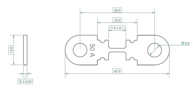 ZEKERING SMELTSTROOK O-STRIP 70A (10ST)