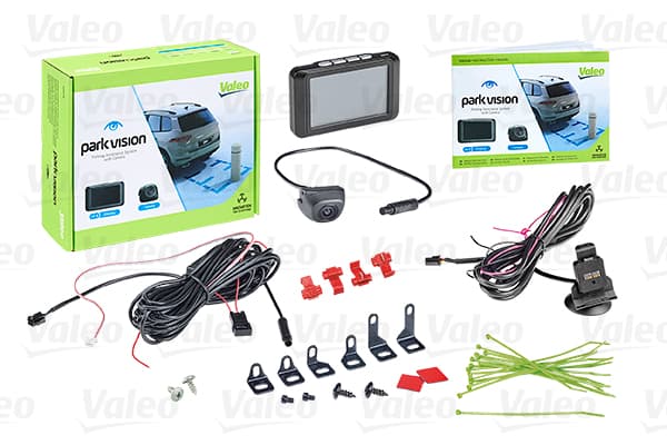 VALEO PARK VISION 1 CAMERA + LCD-DISPLAY MONTAGE ACHTER (1ST)